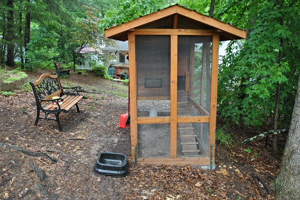 Stationary Chicken Coop - Front
